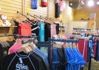 Surf Shop clothing racks
