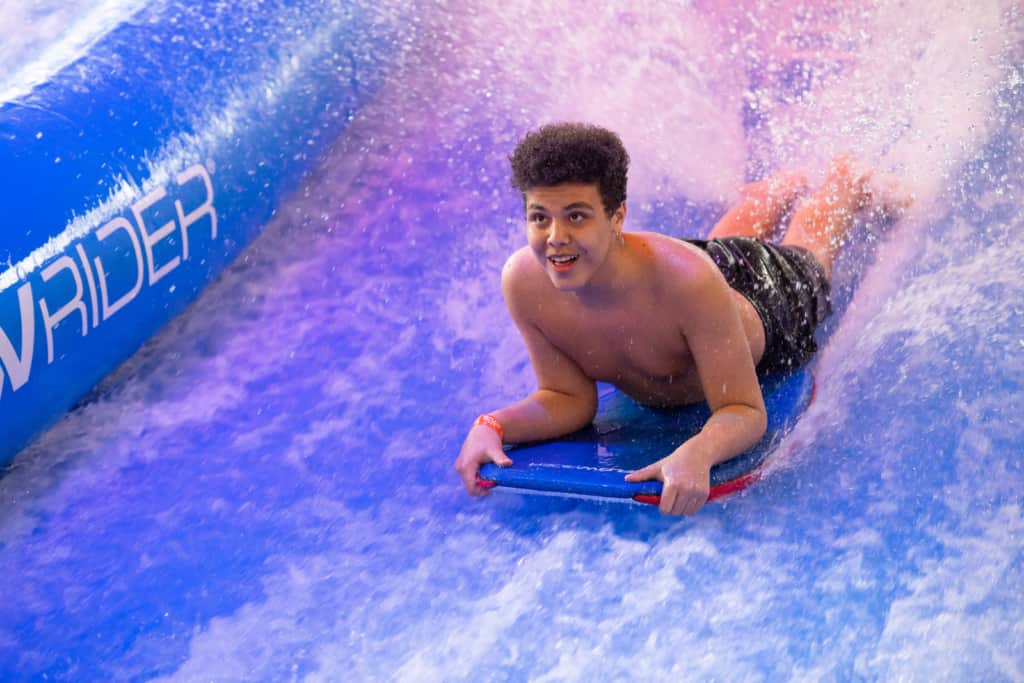 FlowRider - Indoor Surfing Machine - Splash Lagoon Indoor Water Park ...